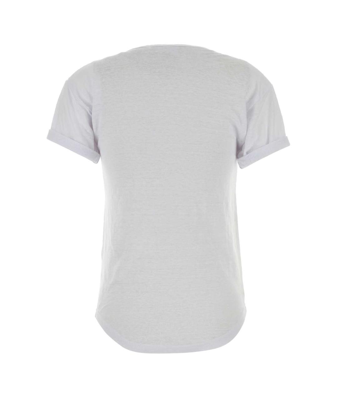 ISABEL MARANT Белая льняная футболка, фото 2