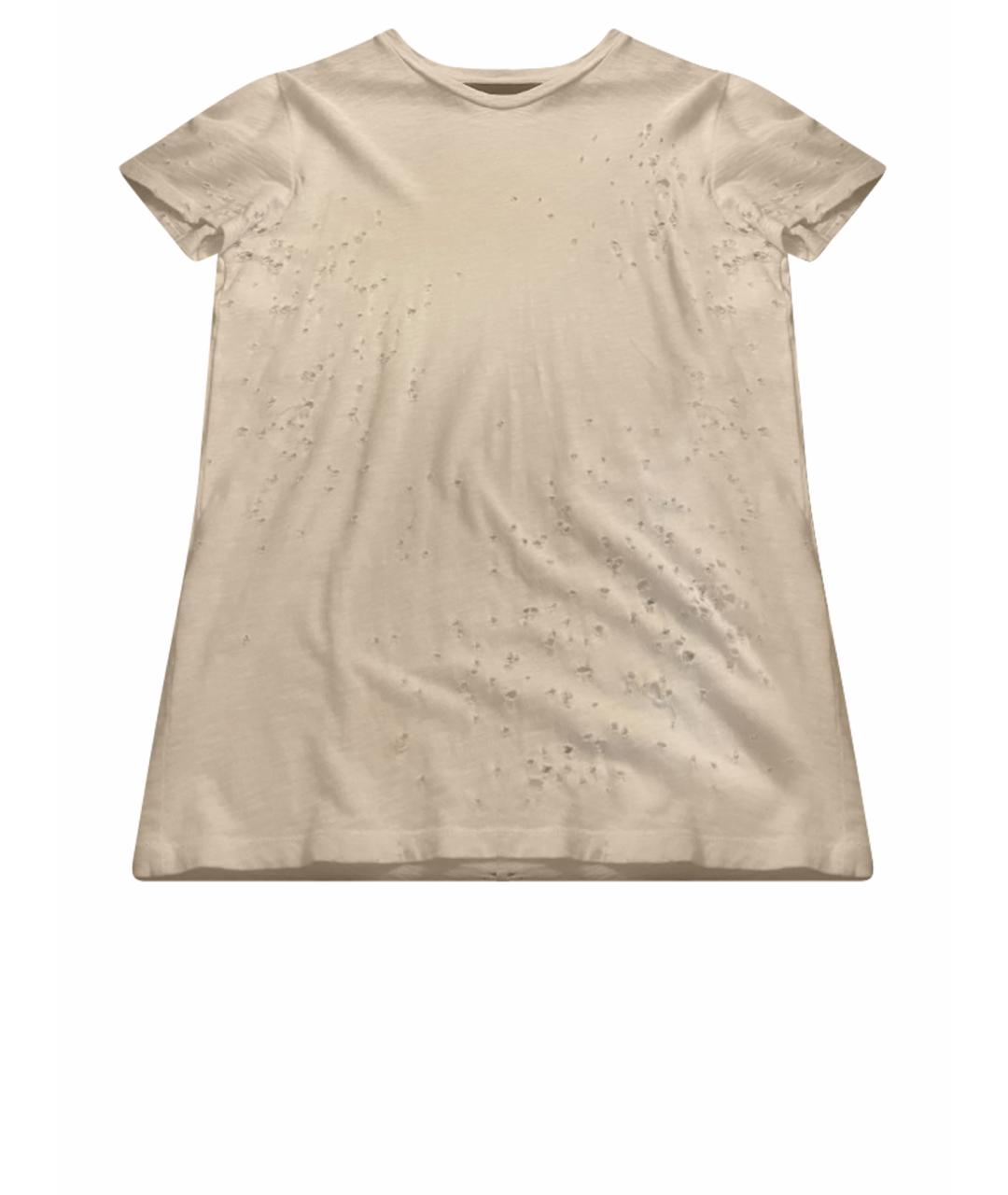 AMIRI Белая хлопковая футболка, фото 1