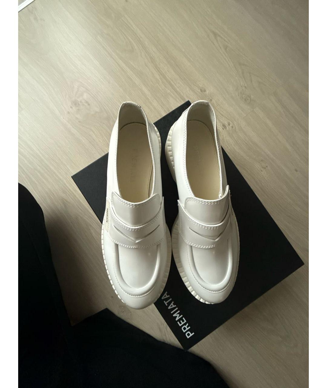 PREMIATA Белые кожаные лоферы, фото 3