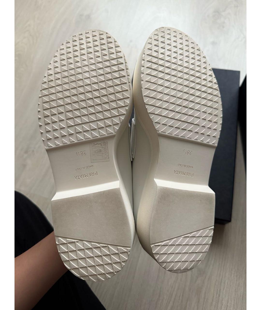 PREMIATA Белые кожаные лоферы, фото 7