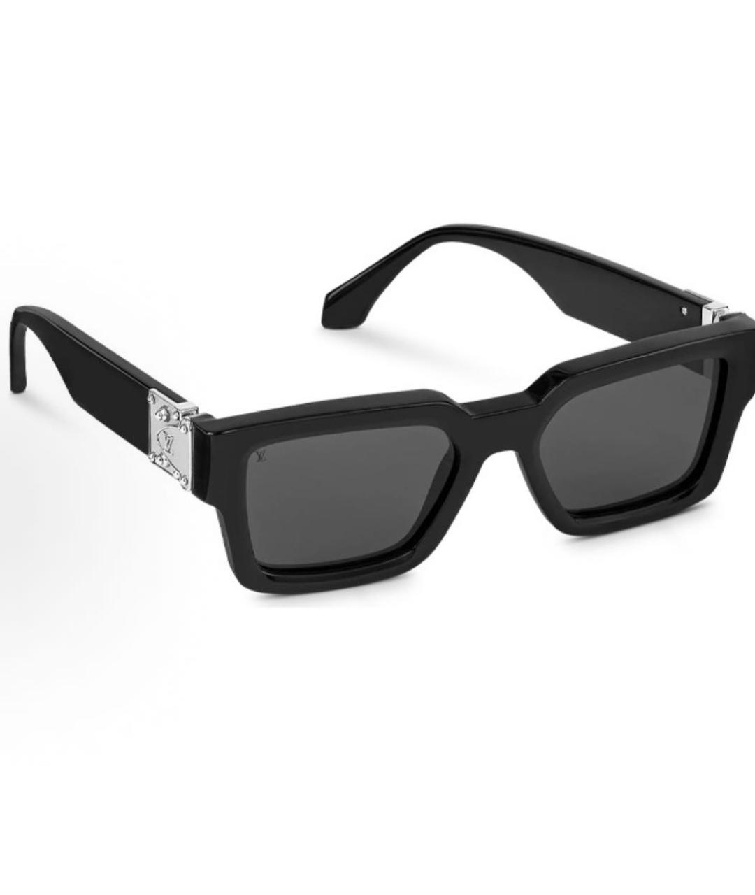 LOUIS VUITTON Черные пластиковые солнцезащитные очки, фото 3