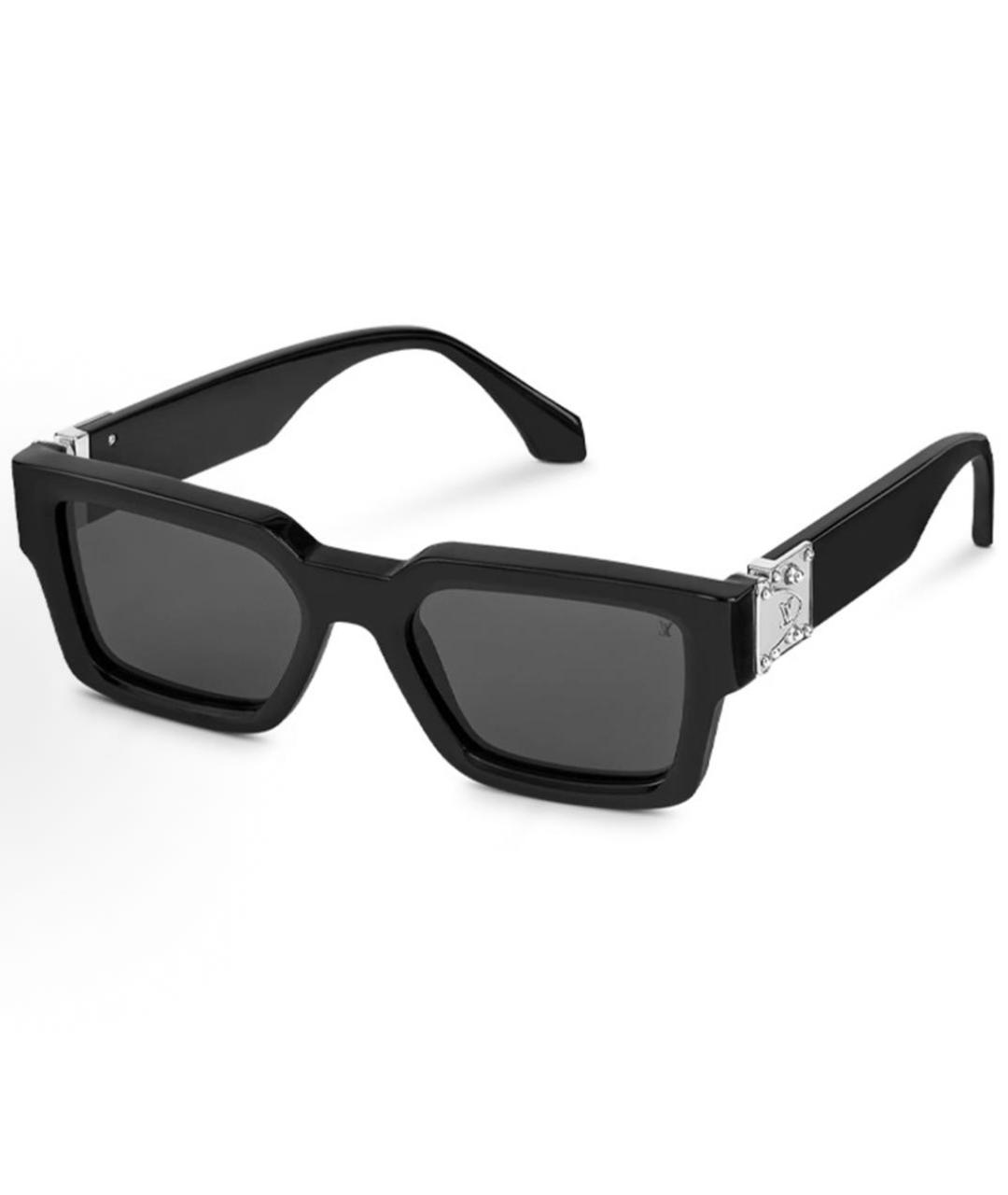 LOUIS VUITTON Черные пластиковые солнцезащитные очки, фото 4