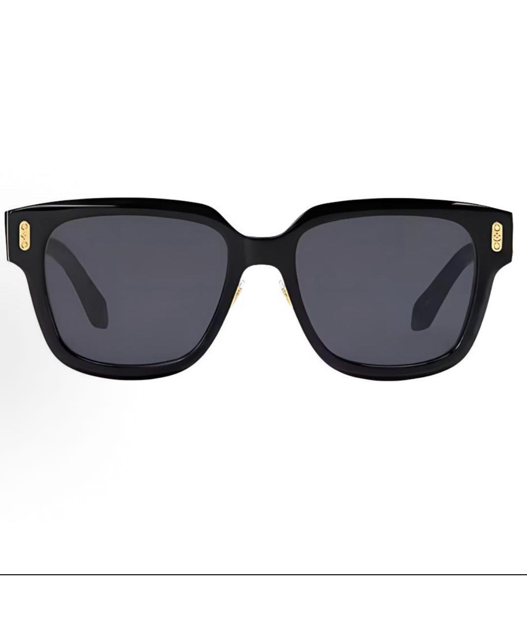 LOUIS VUITTON Черные пластиковые солнцезащитные очки, фото 3