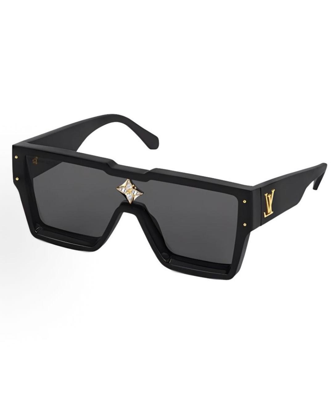 LOUIS VUITTON Черные пластиковые солнцезащитные очки, фото 5