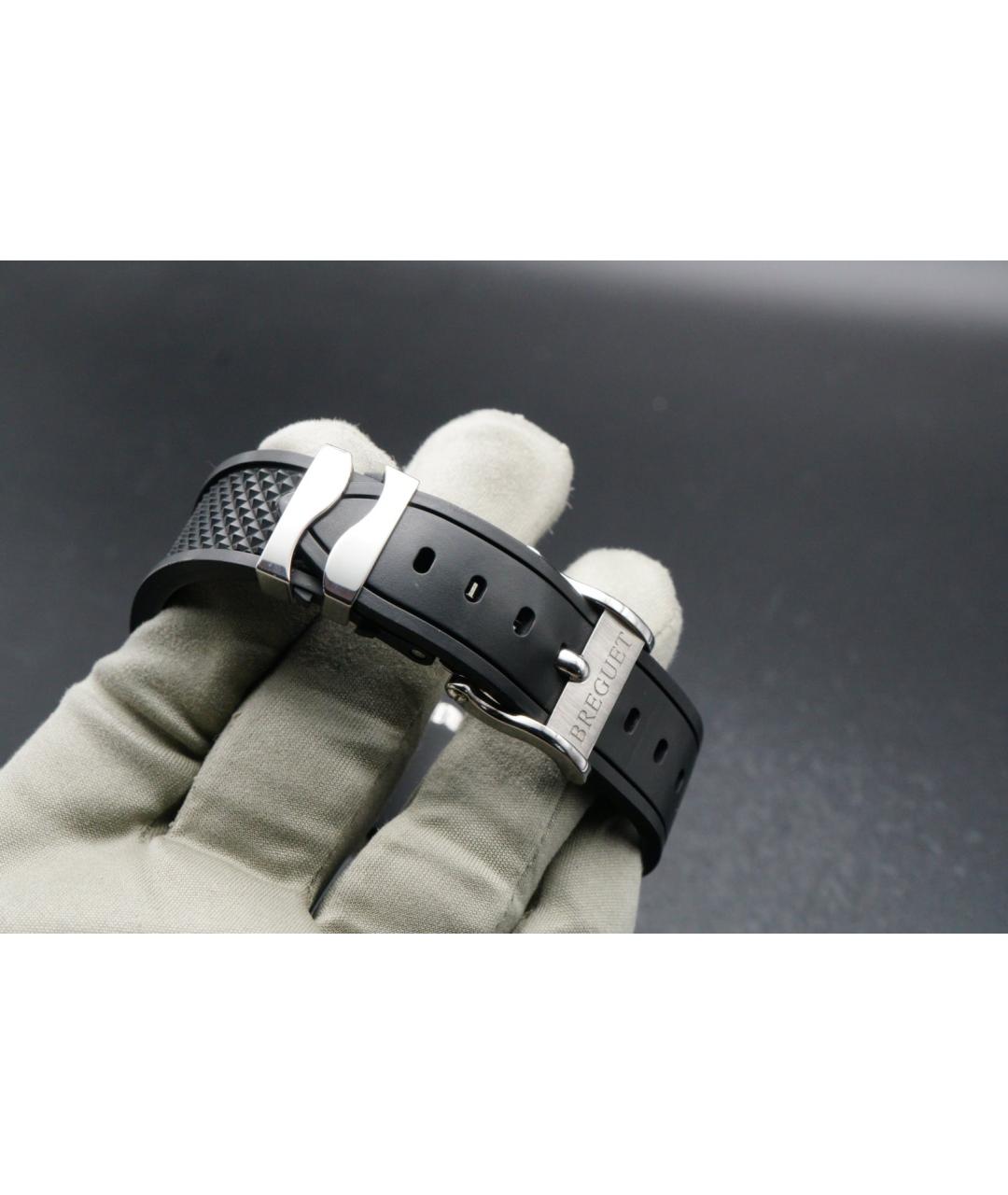 Breguet Серые металлические часы, фото 6