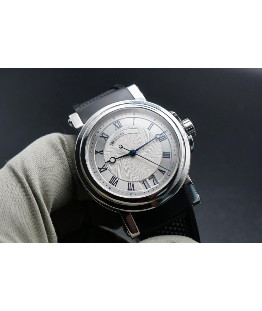 Breguet Серые металлические часы, фото 3