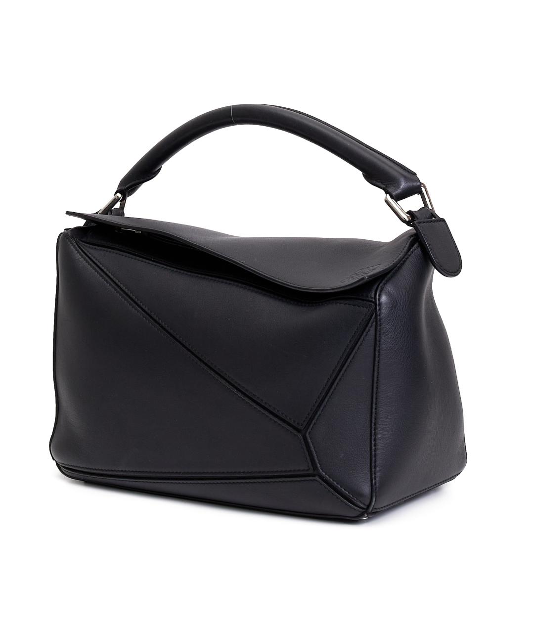 LOEWE Черная кожаная сумка через плечо, фото 2