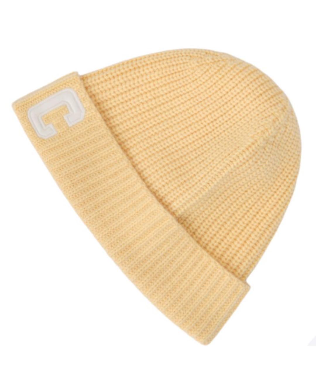 CELINE Желтая шерстяная шапка, фото 7