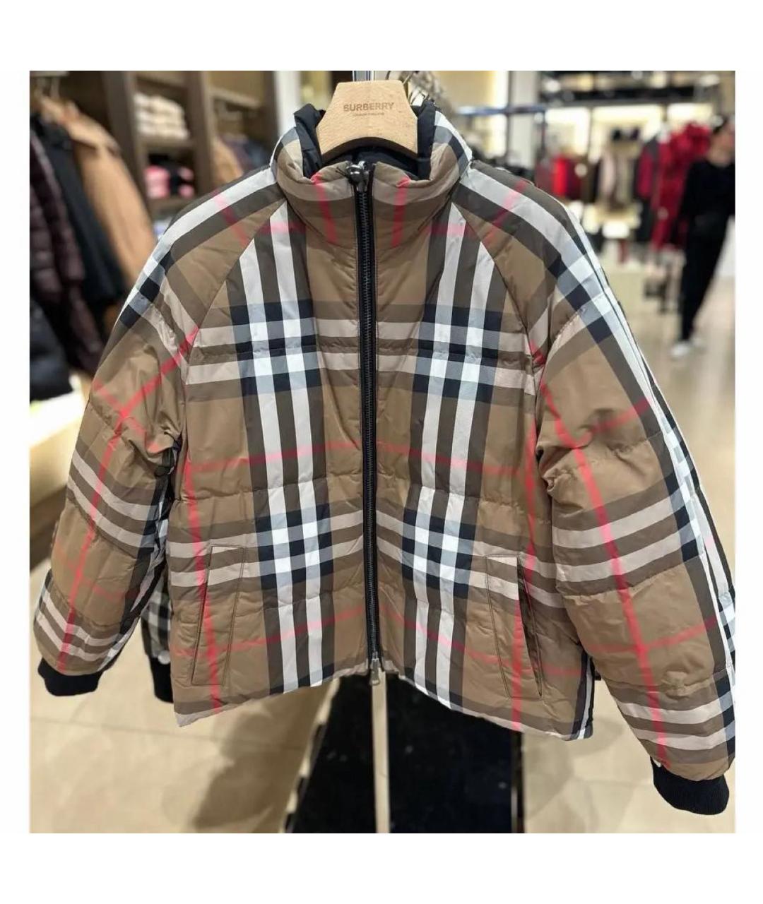 BURBERRY Черный пуховик, фото 2