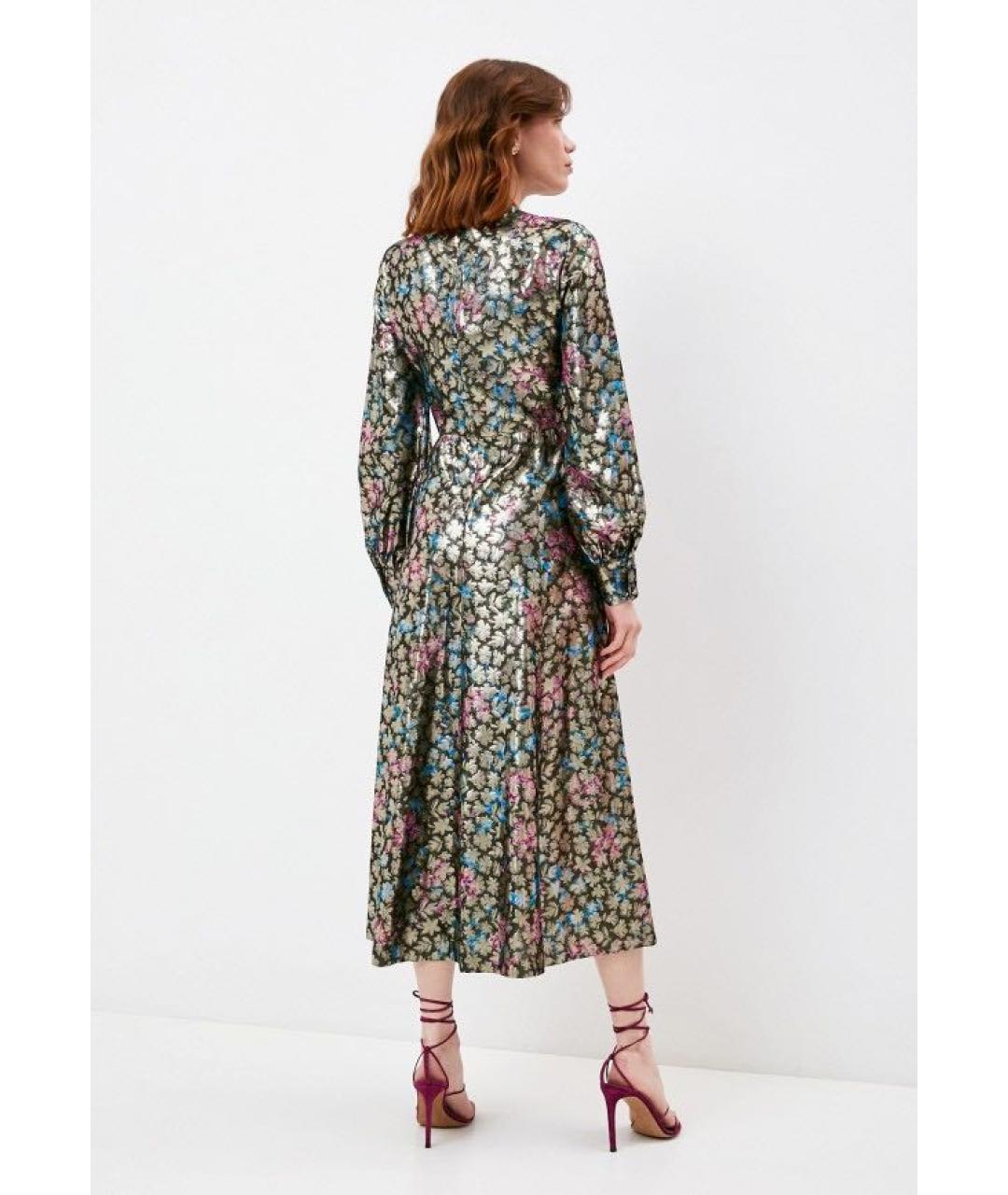 SANDRO Мульти вискозное платье, фото 4