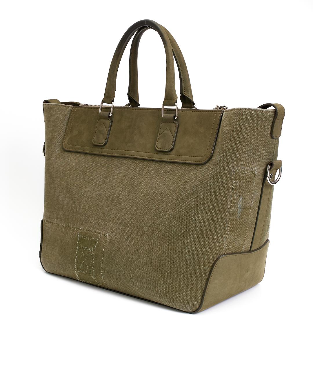 READYMADE Хаки тканевая сумка тоут, фото 2