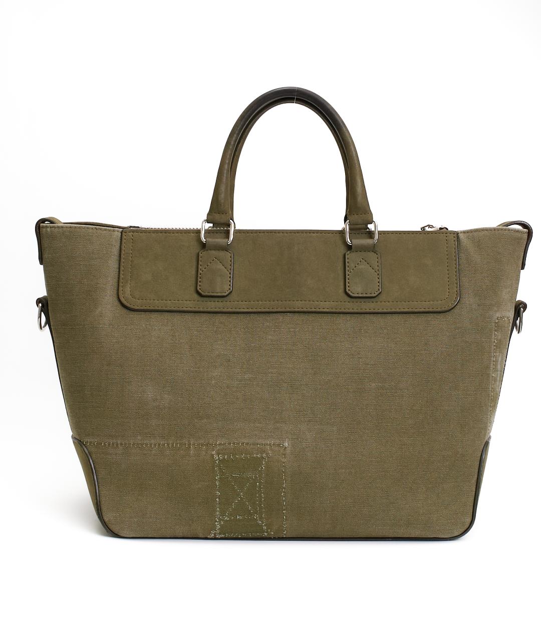 READYMADE Хаки тканевая сумка тоут, фото 8