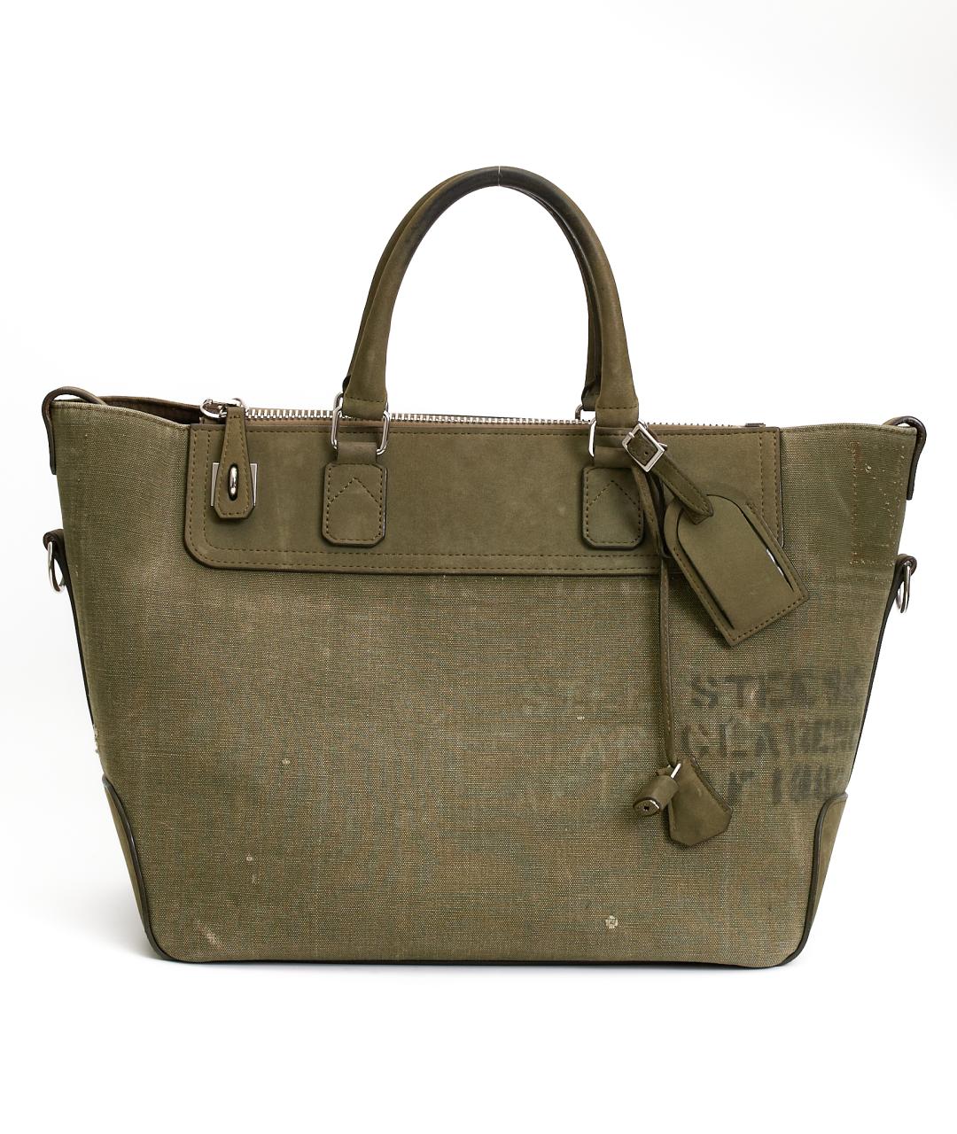 READYMADE Хаки тканевая сумка тоут, фото 9