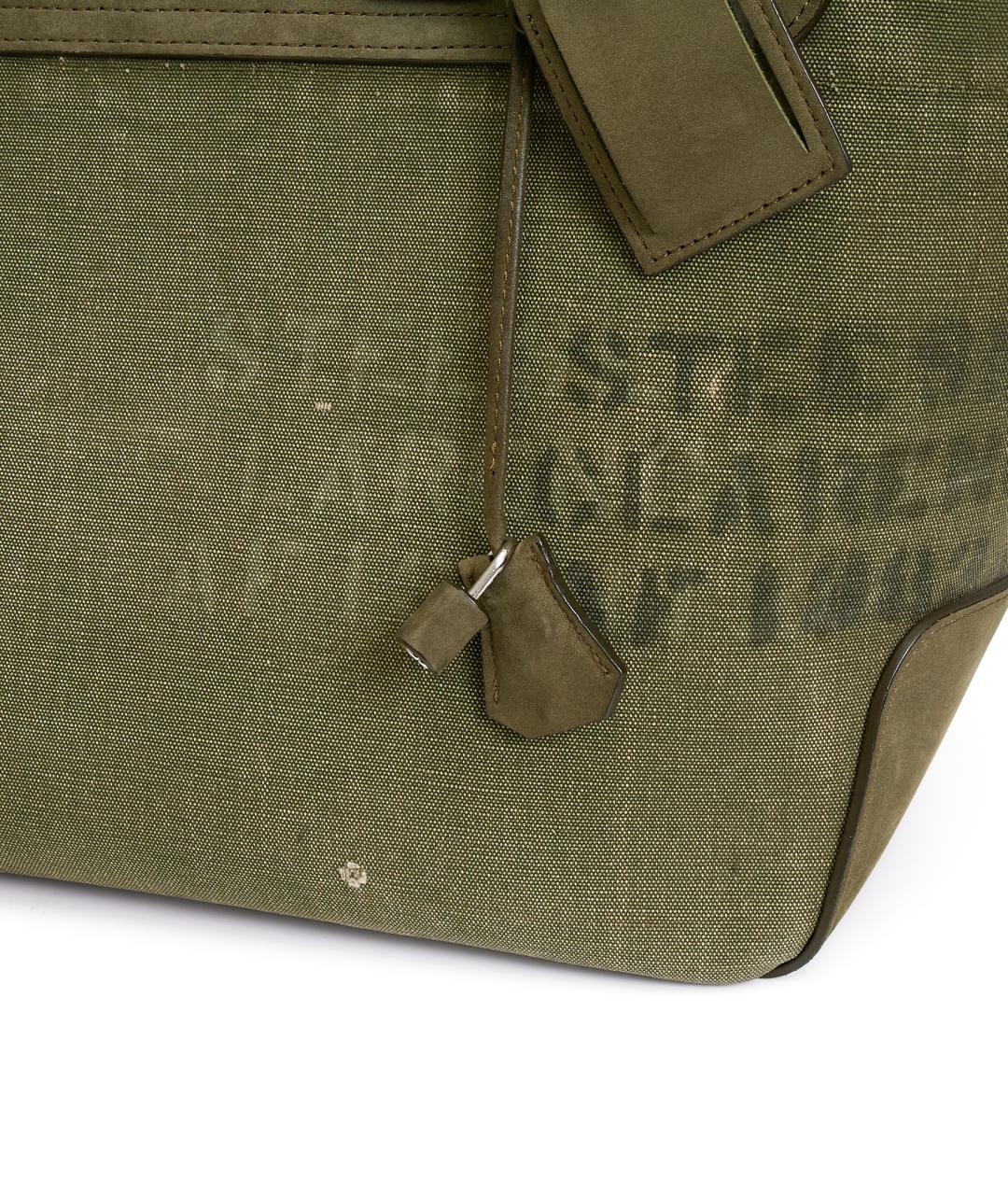 READYMADE Хаки тканевая сумка тоут, фото 5