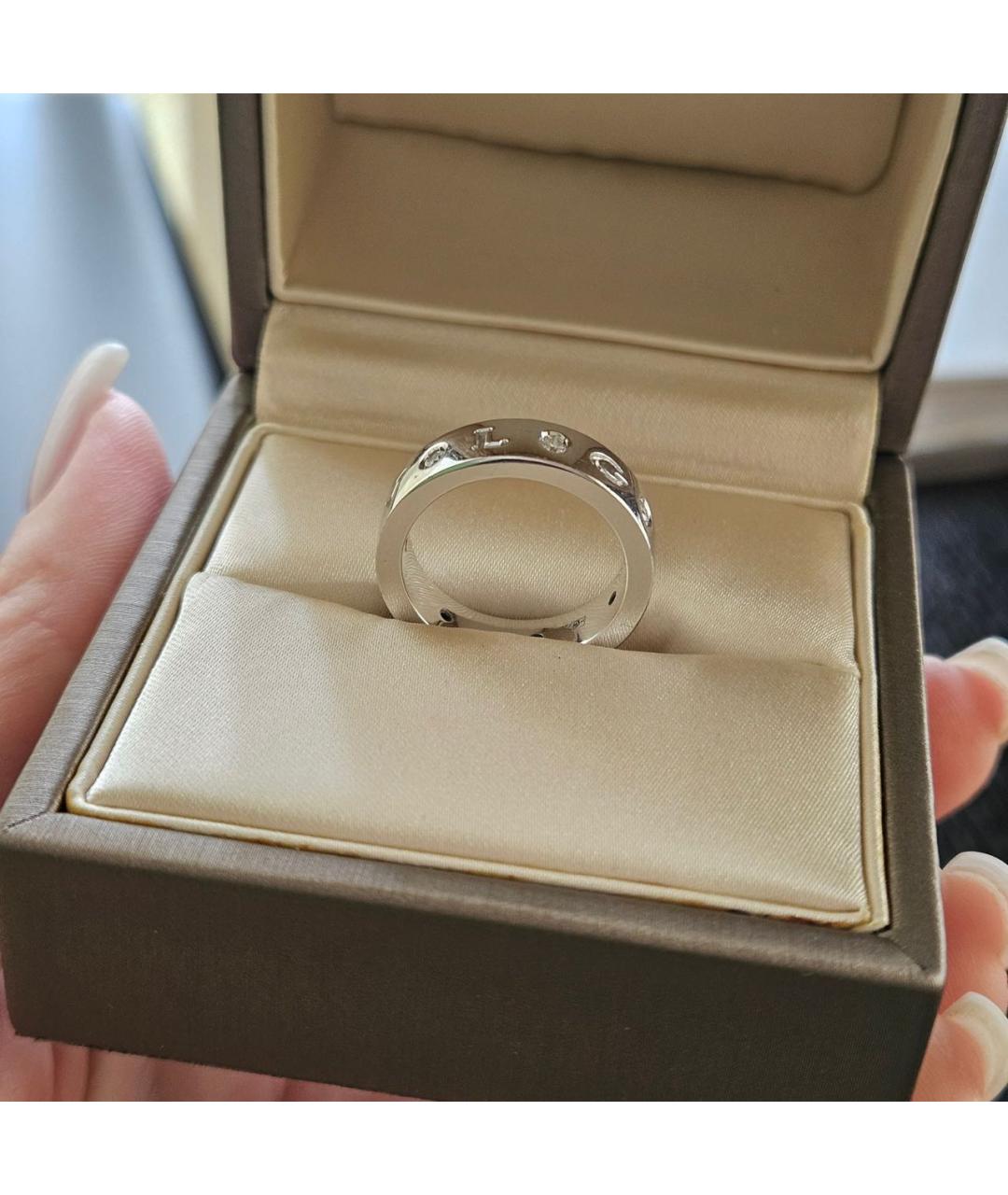BVLGARI Серебряное кольцо из белого золота, фото 6