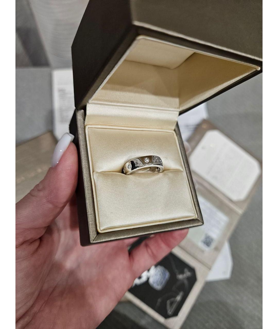 BVLGARI Серебряное кольцо из белого золота, фото 5