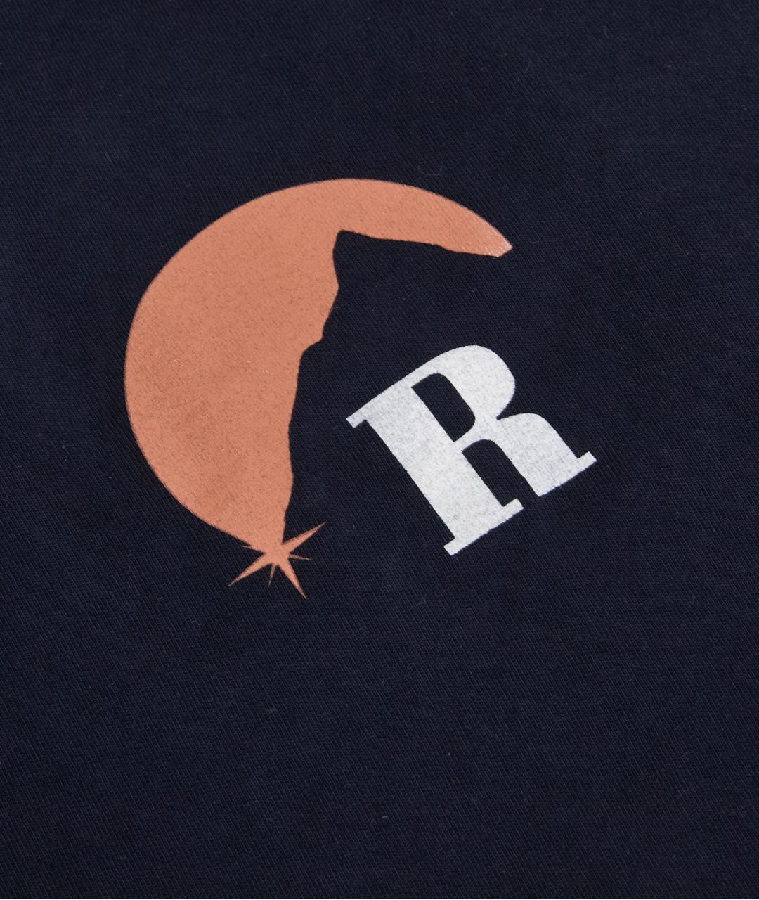 RHUDE Синяя хлопковая футболка, фото 5