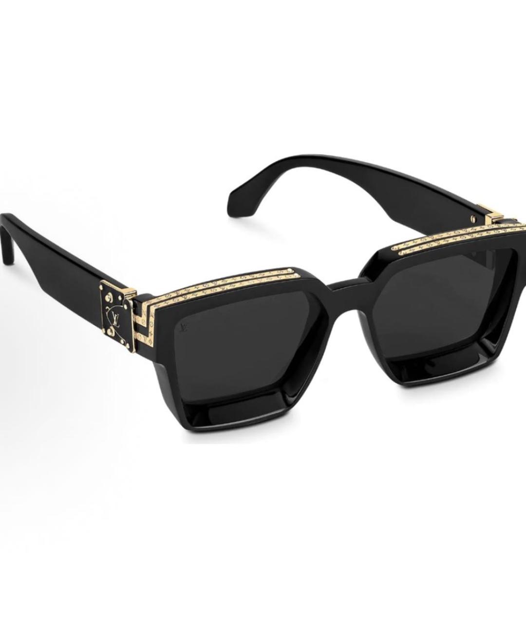 LOUIS VUITTON Черные пластиковые солнцезащитные очки, фото 2