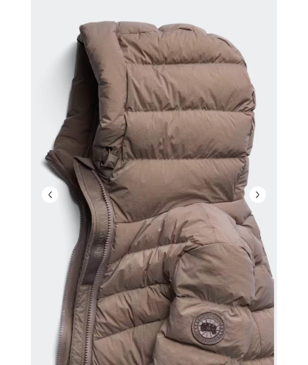 CANADA GOOSE Серый полиамидовый пуховик, фото 6