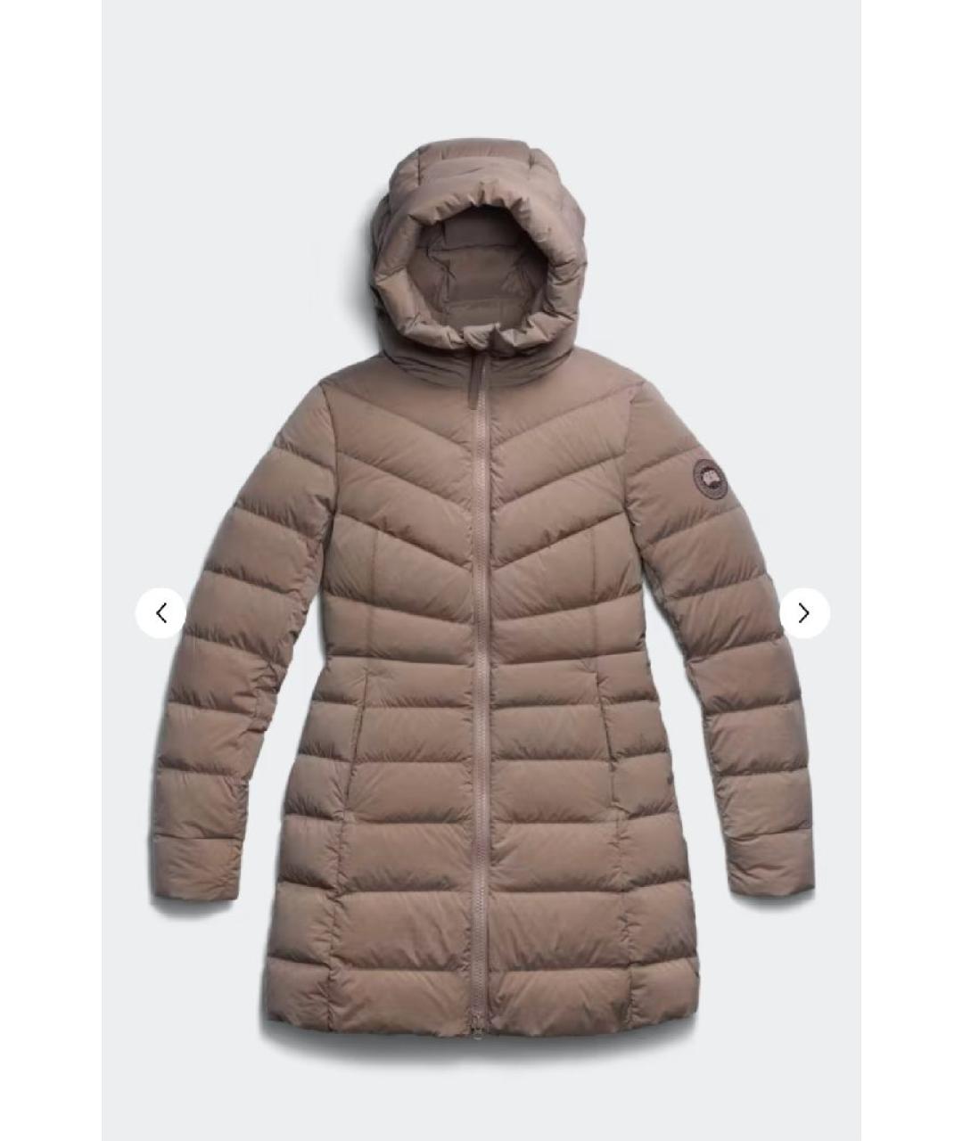 CANADA GOOSE Серый полиамидовый пуховик, фото 8