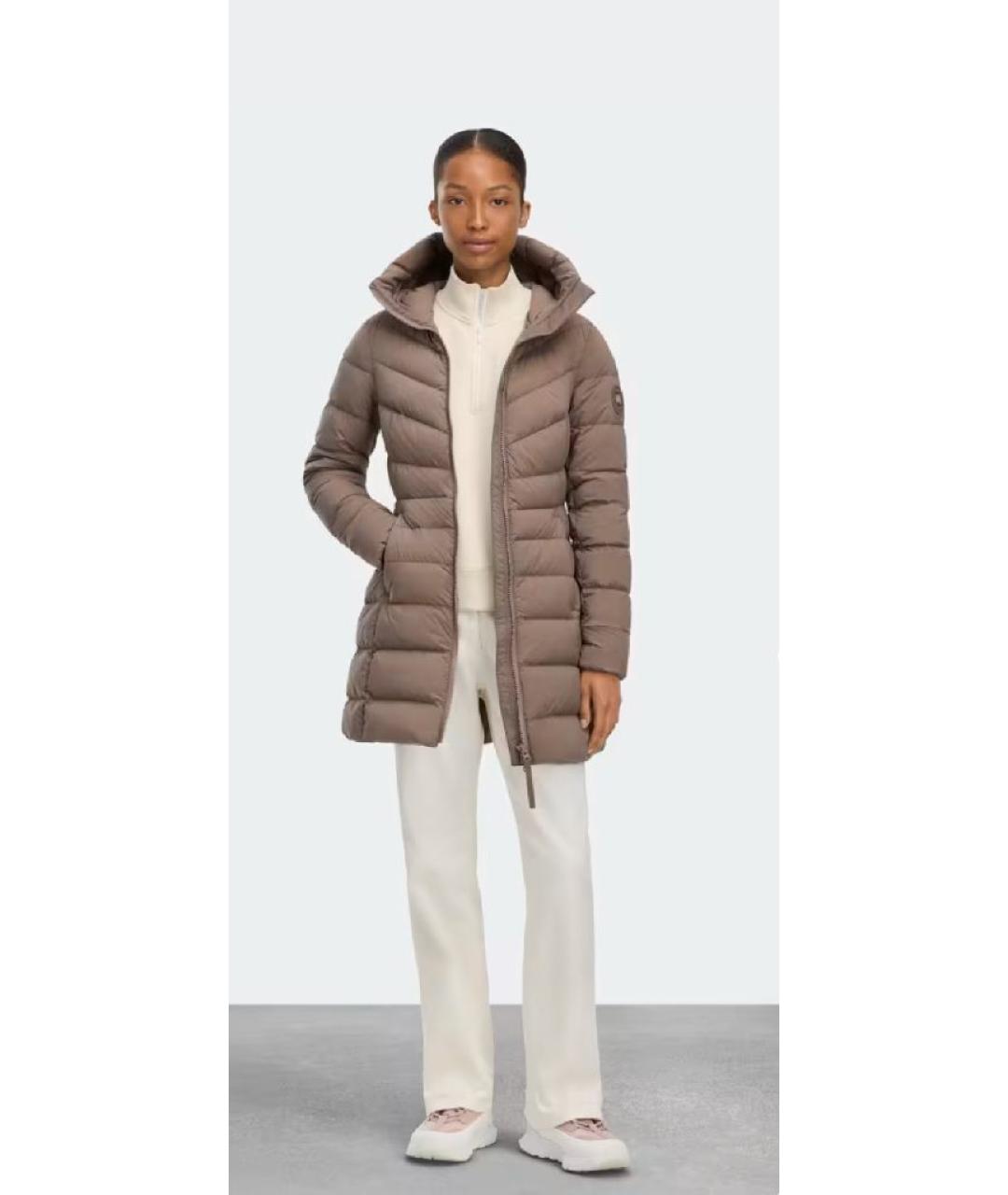 CANADA GOOSE Серый полиамидовый пуховик, фото 2