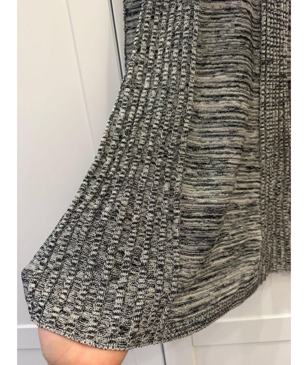 COS Серая вискозная юбка миди, фото 4