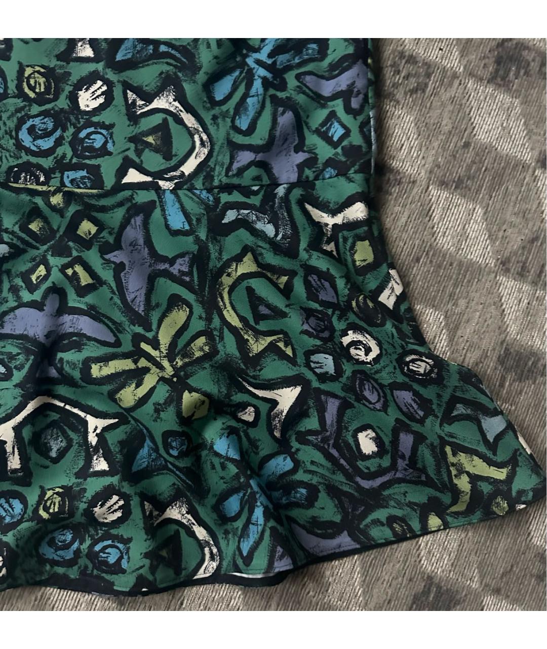 VALENTINO Зеленые коктейльное платье, фото 7