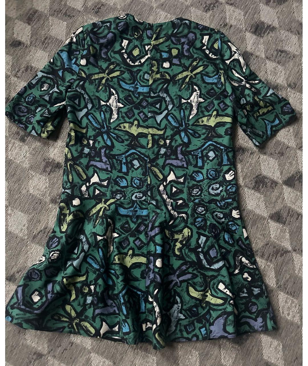 VALENTINO Зеленые коктейльное платье, фото 2