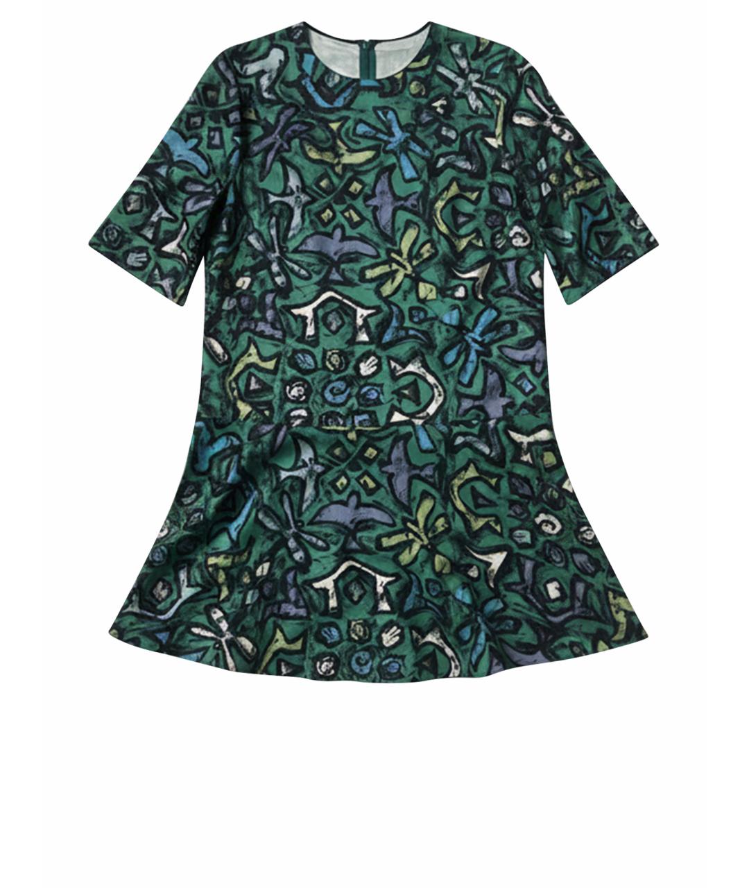 VALENTINO Зеленые коктейльное платье, фото 1