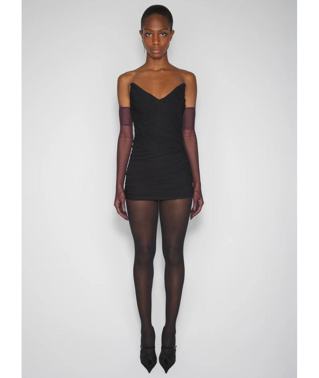 MUGLER Черное коктейльное платье, фото 2