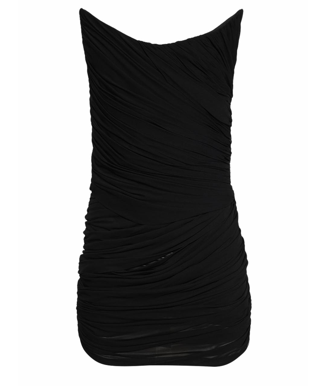 MUGLER Черное коктейльное платье, фото 1