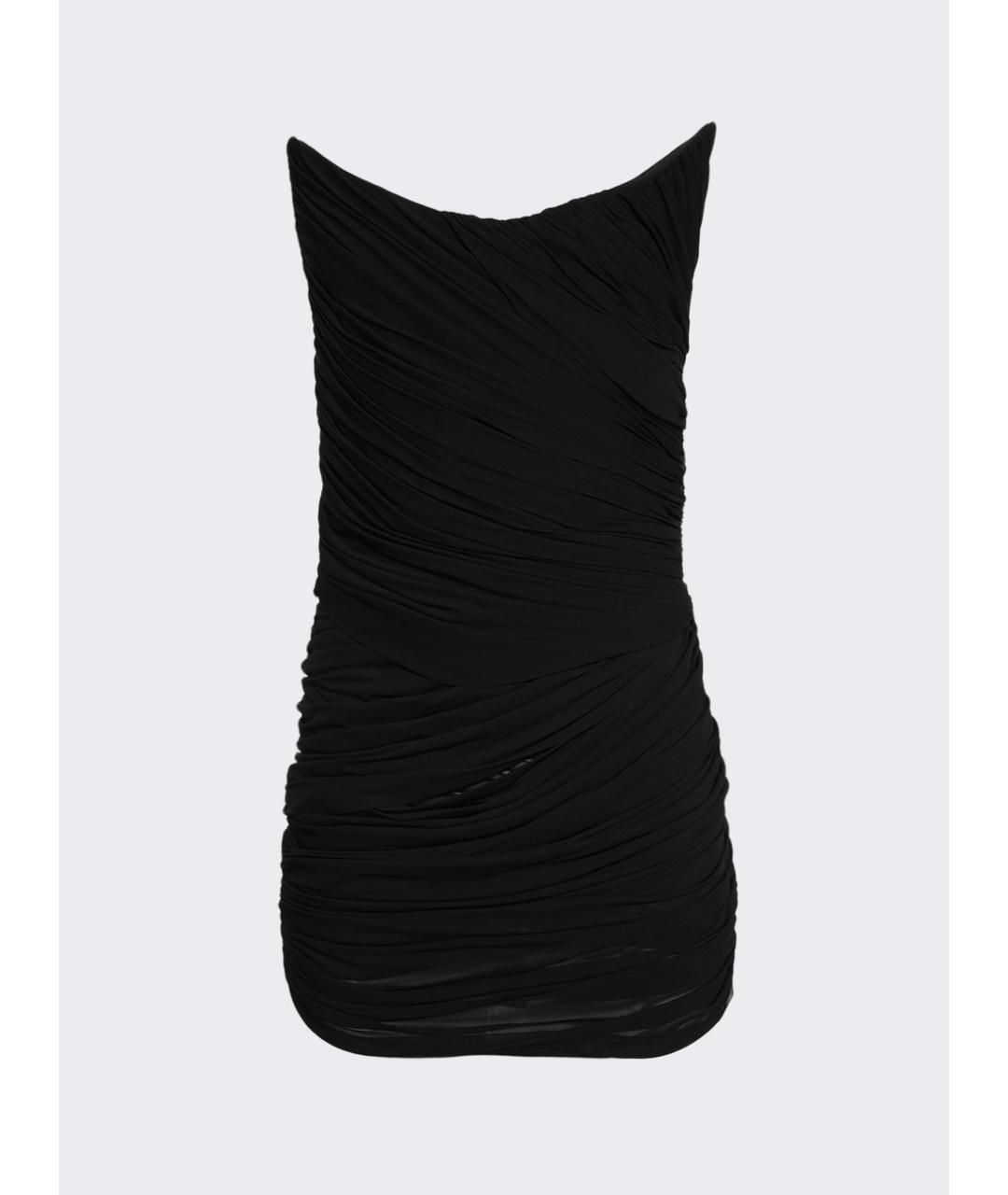 MUGLER Черное коктейльное платье, фото 5