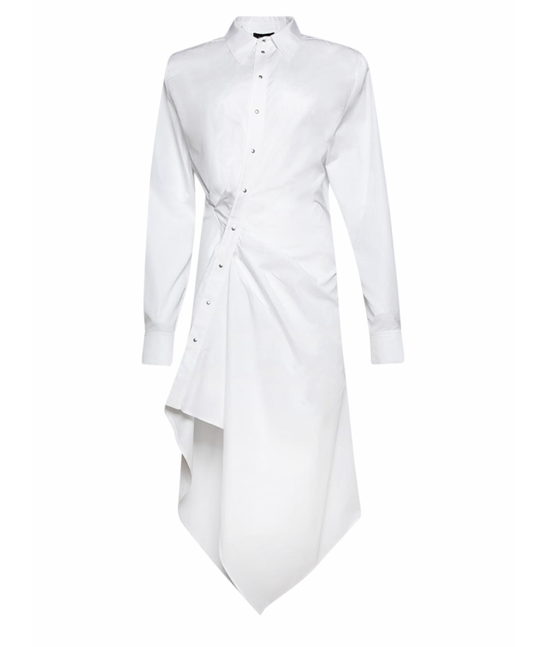 MUGLER Белое коктейльное платье, фото 1