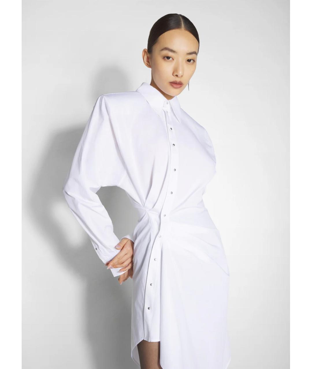 MUGLER Белое коктейльное платье, фото 2