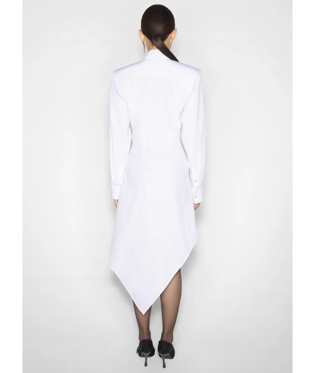 MUGLER Белое коктейльное платье, фото 4