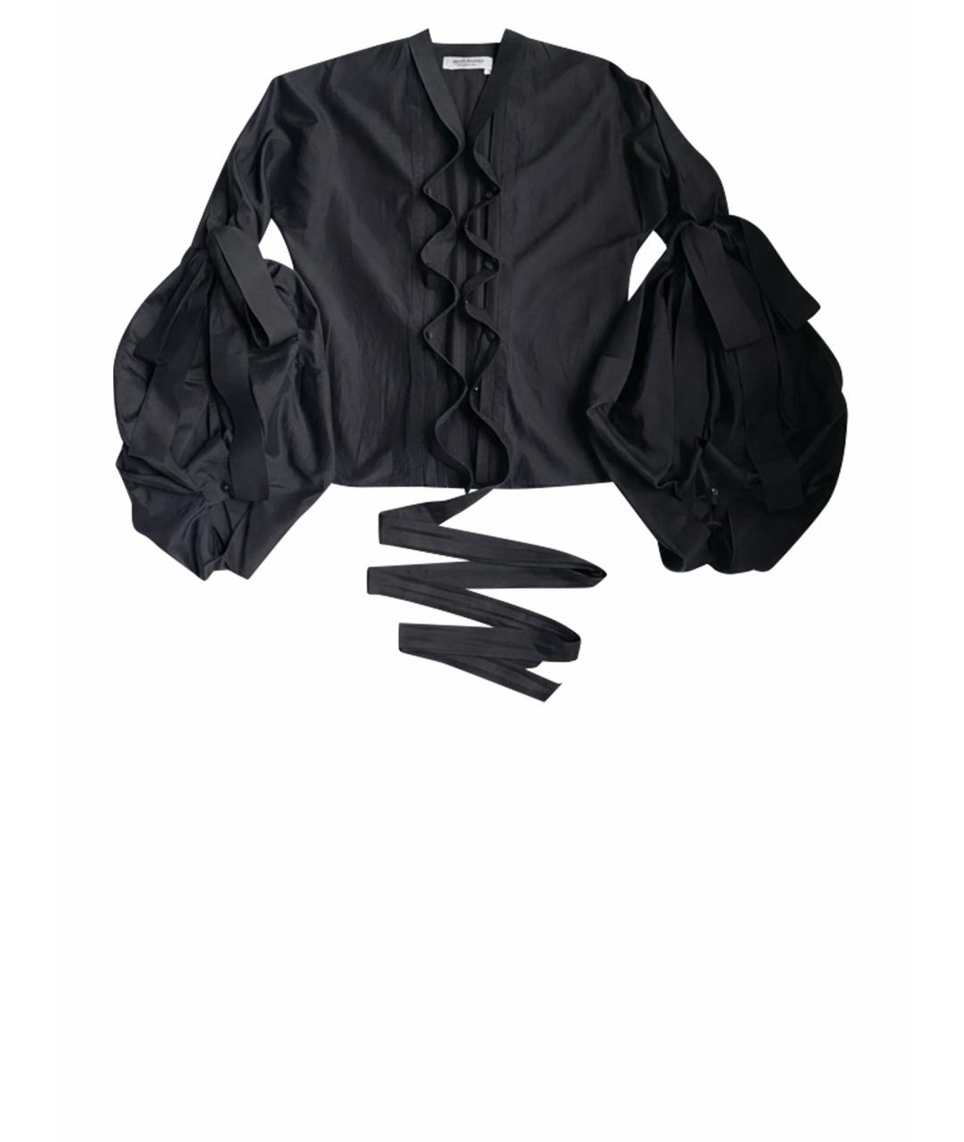 SAINT LAURENT Черная хлопковая блузы, фото 1