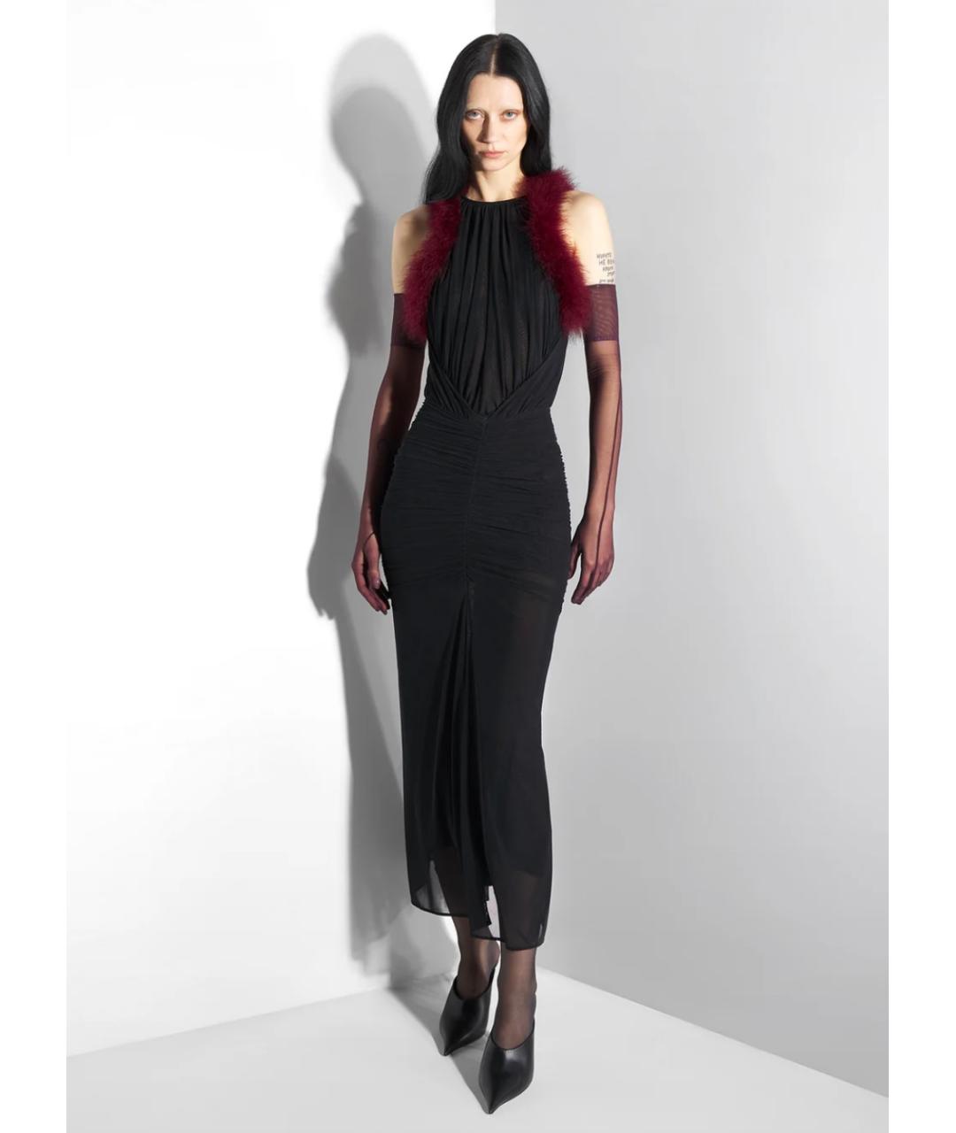 MUGLER Черное коктейльное платье, фото 2