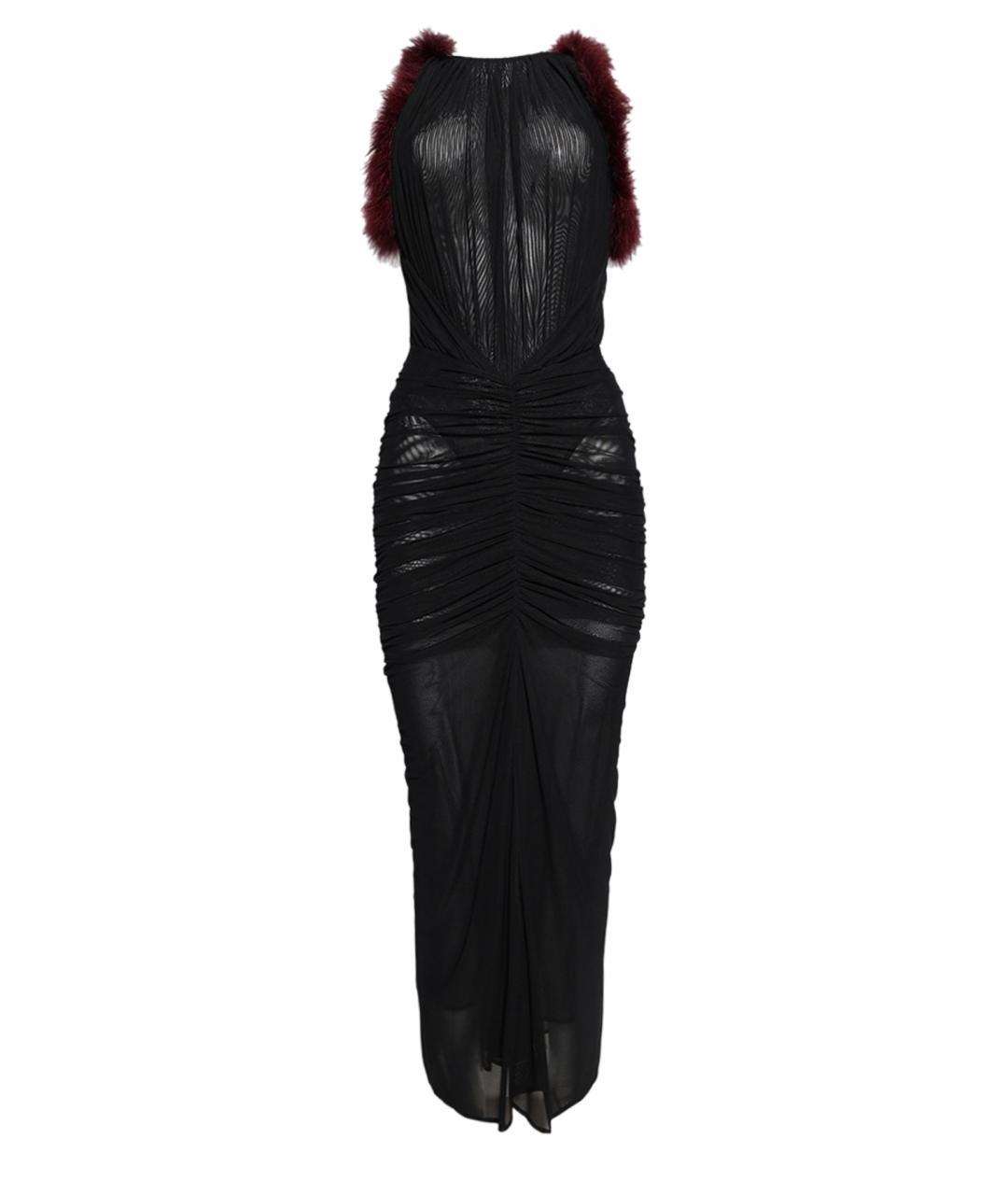 MUGLER Черное коктейльное платье, фото 1