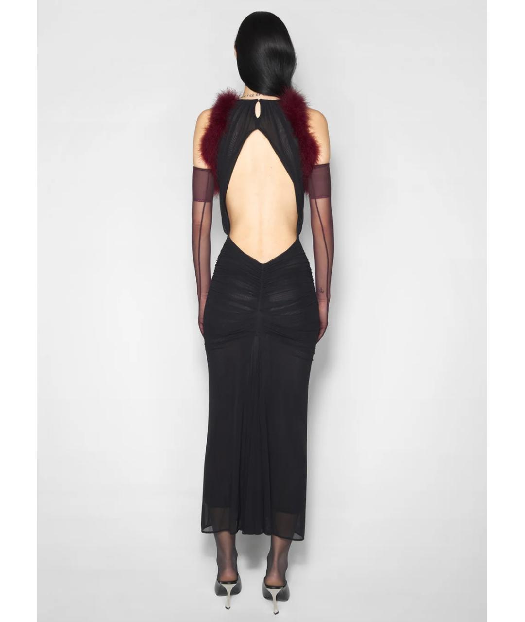 MUGLER Черное коктейльное платье, фото 5