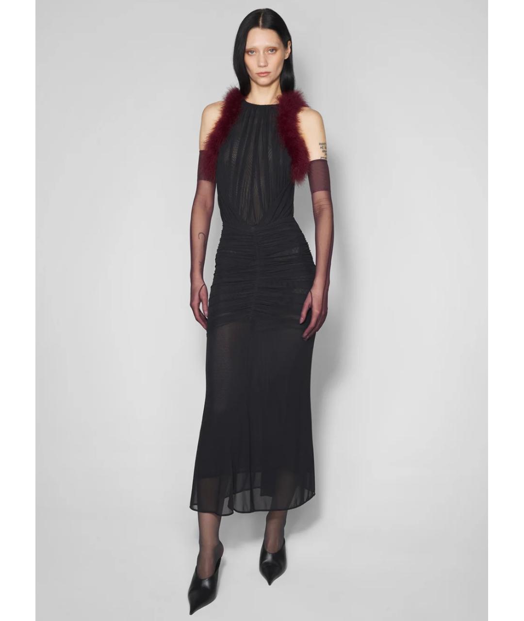 MUGLER Черное коктейльное платье, фото 3