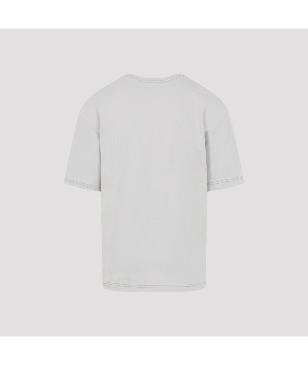 LEMAIRE Серая хлопковая футболка, фото 4