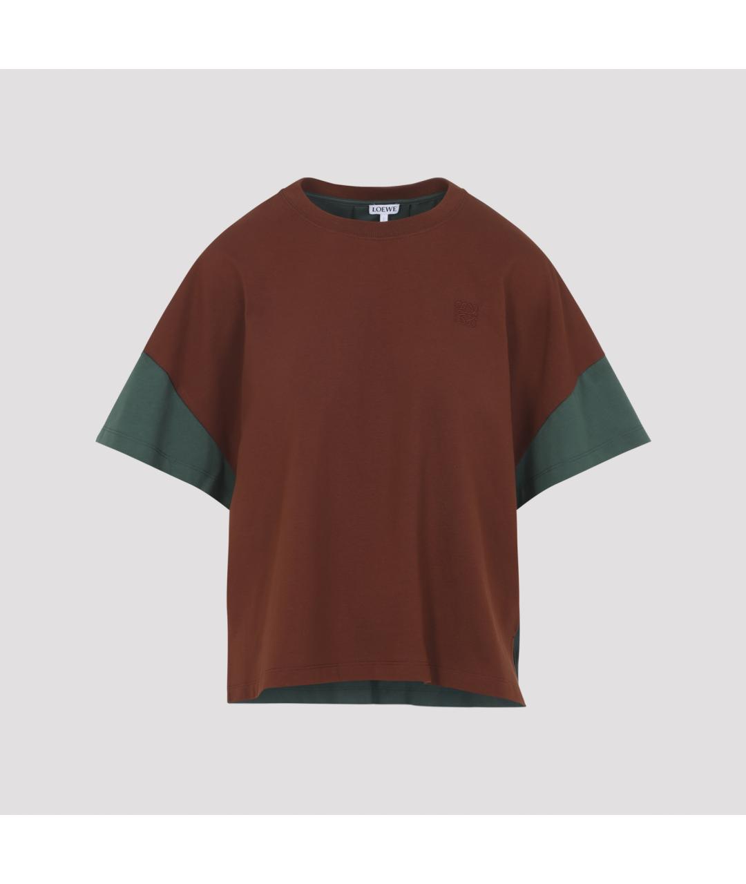 LOEWE Мульти хлопко-эластановая футболка, фото 2