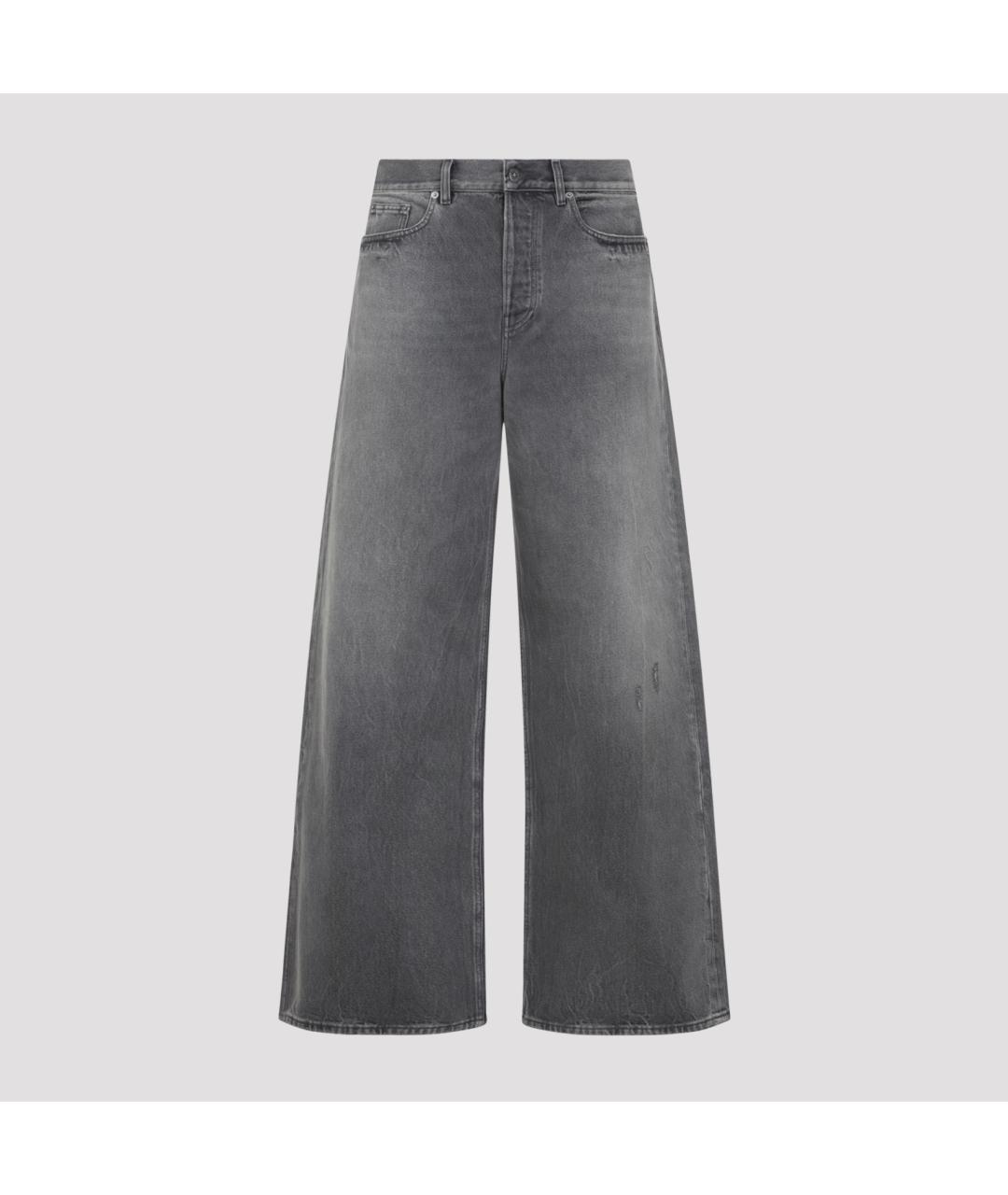 GOLDEN GOOSE DELUXE BRAND Черные хлопковые прямые джинсы, фото 6