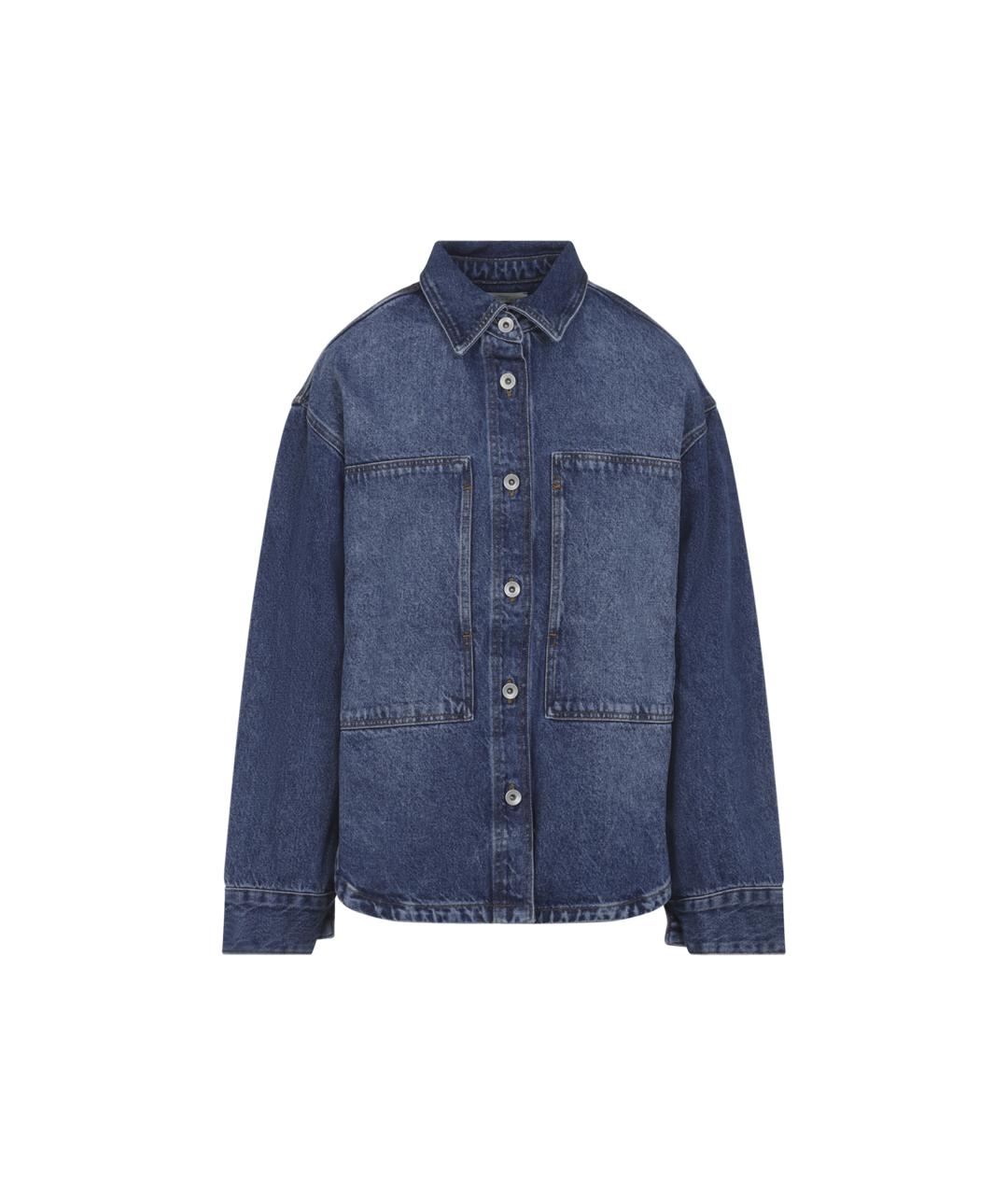 STUDIO NICHOLSON Синяя хлопковая рубашка, фото 1