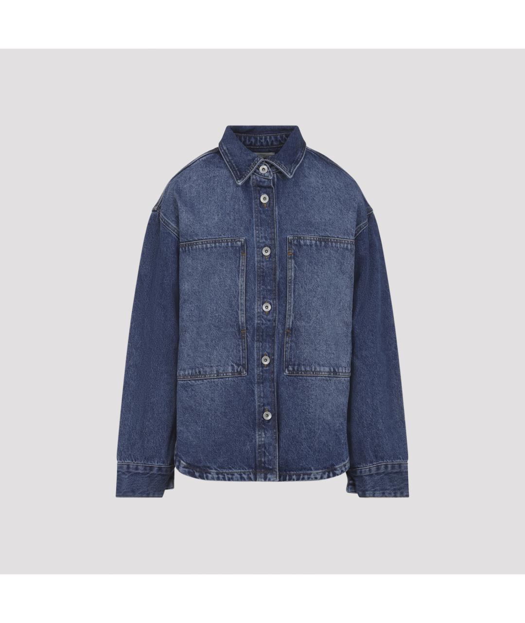 STUDIO NICHOLSON Синяя хлопковая рубашка, фото 2