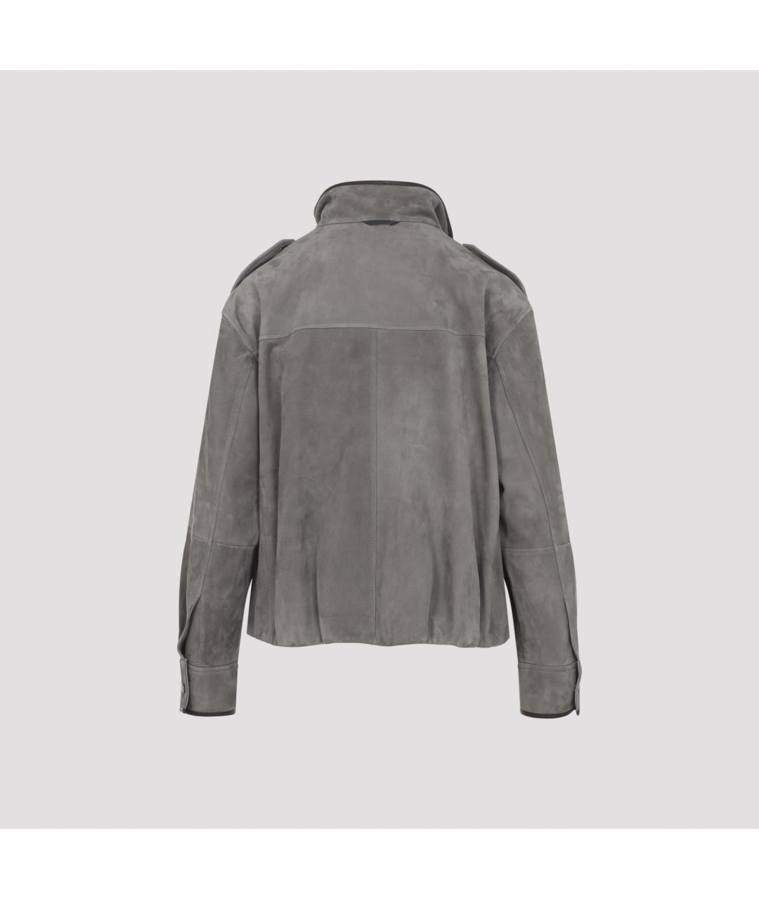 BRUNELLO CUCINELLI Мульти замшевая куртка, фото 4