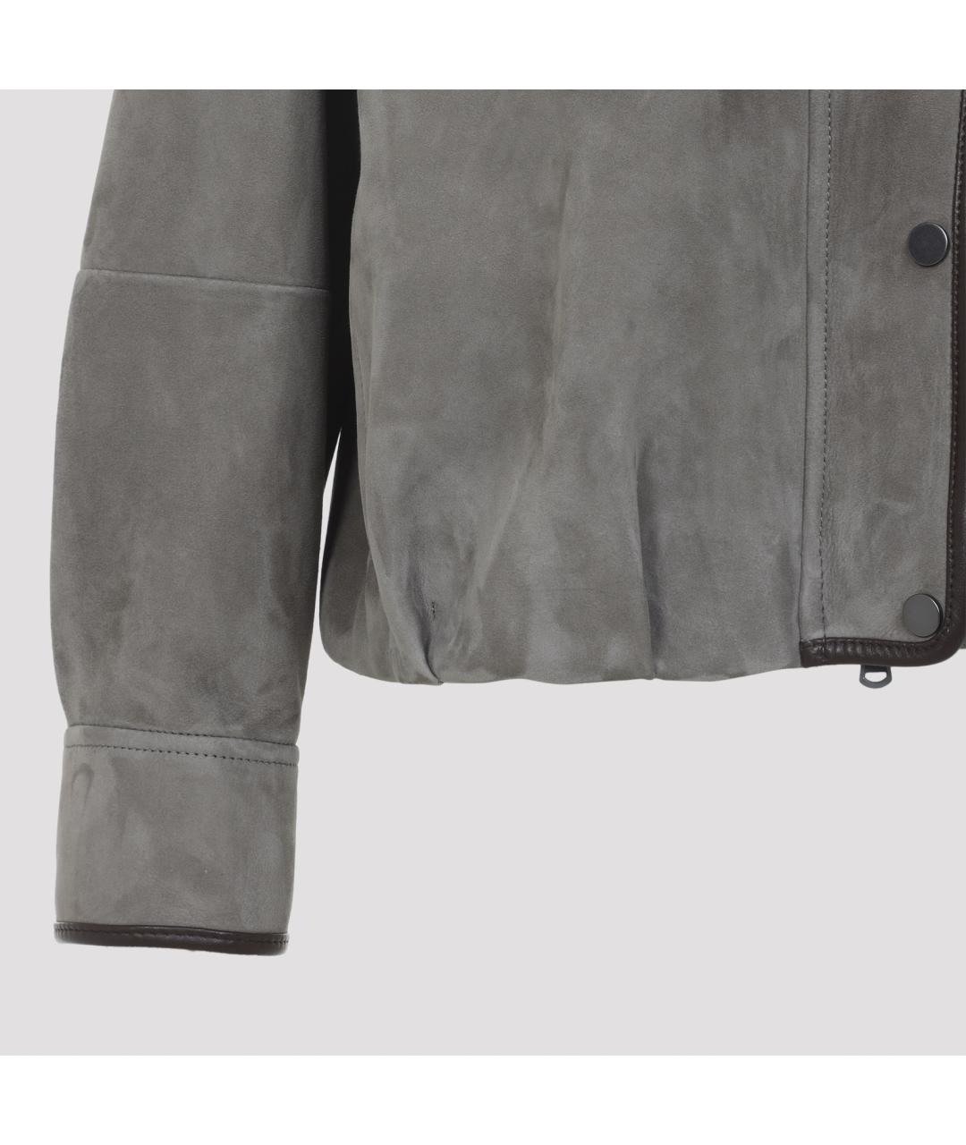 BRUNELLO CUCINELLI Мульти замшевая куртка, фото 5