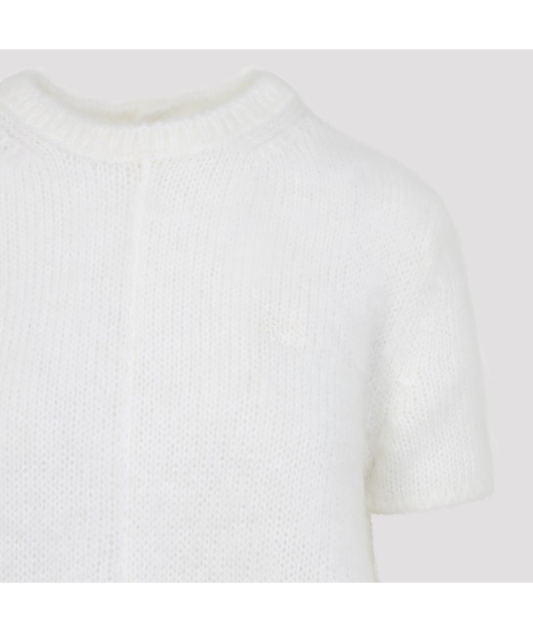 LOEWE Белый шерстяной джемпер / свитер, фото 5