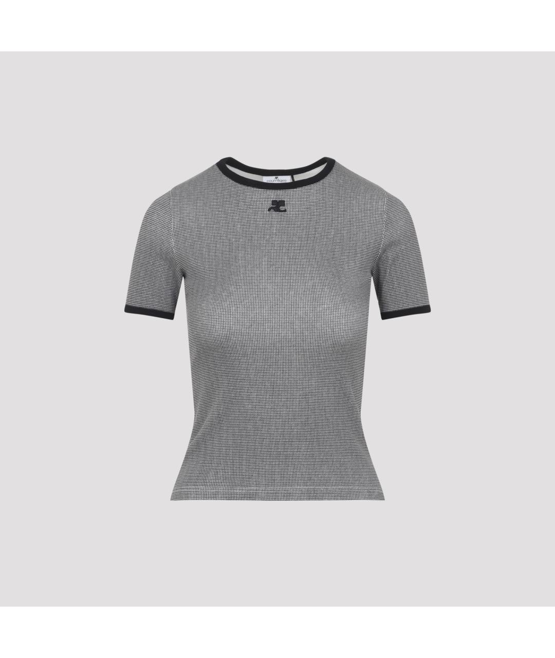 COURREGES Мульти хлопковая футболка, фото 3