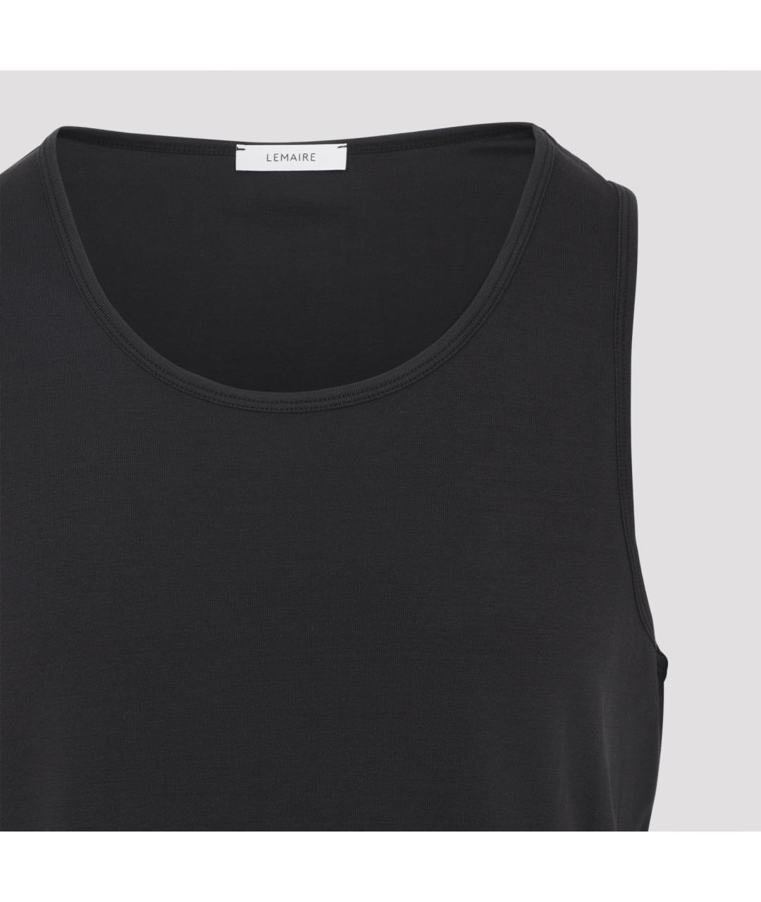 LEMAIRE Темно-синяя хлопковая майка, фото 5